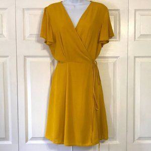 NWT Lulu’s True Wrap V Neck Dress Women’s Size Large